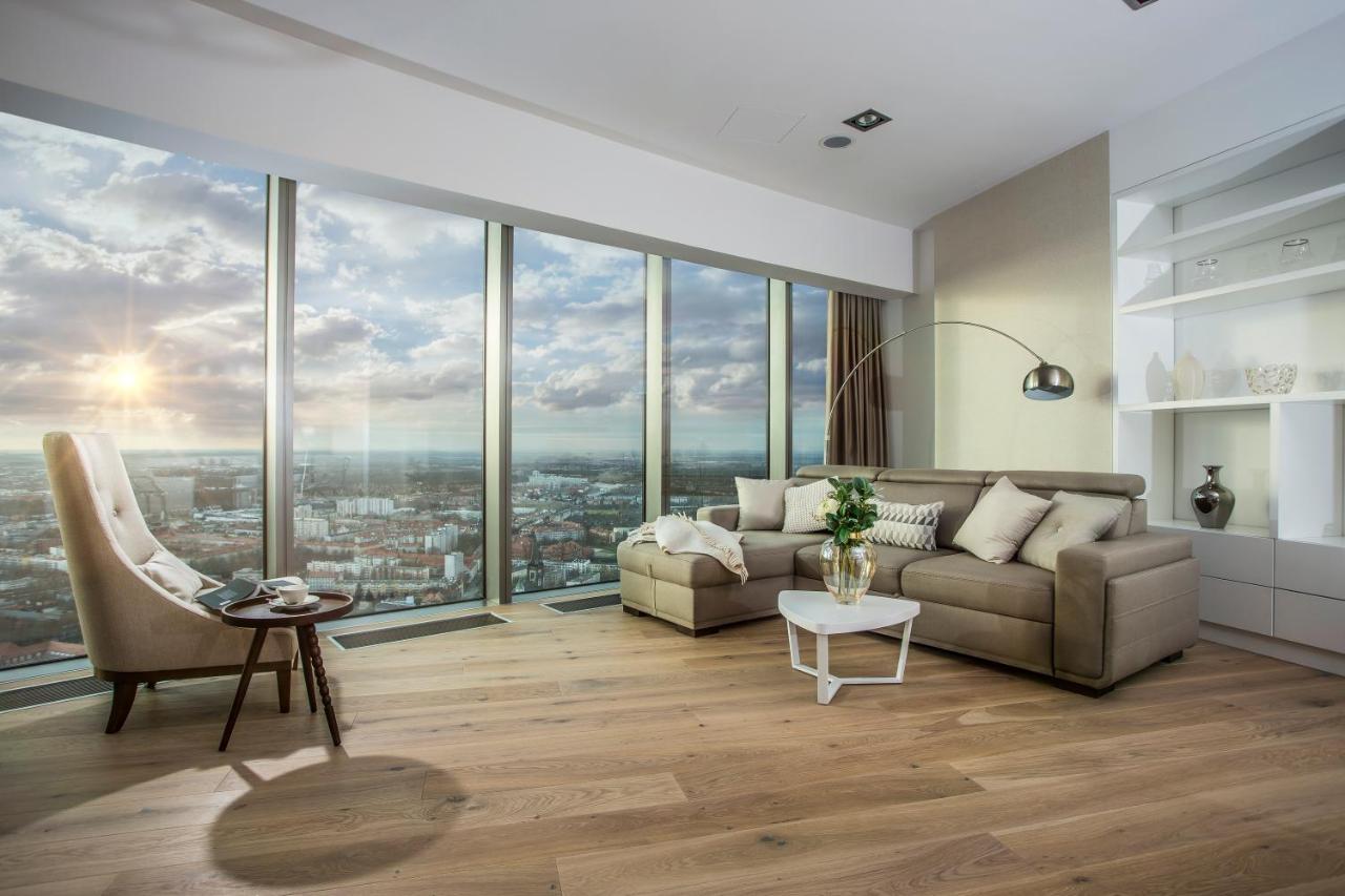 Apartamenty Sky Tower Вроцлав Экстерьер фото