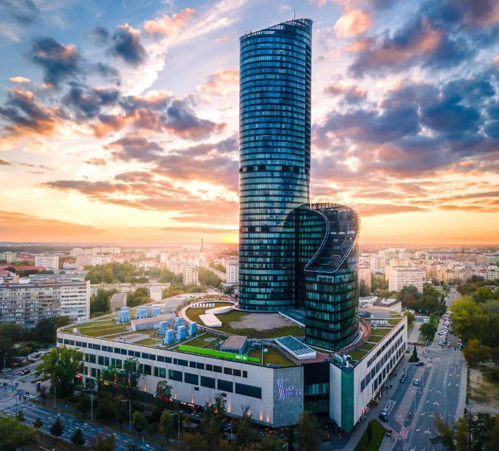Apartamenty Sky Tower Вроцлав Экстерьер фото