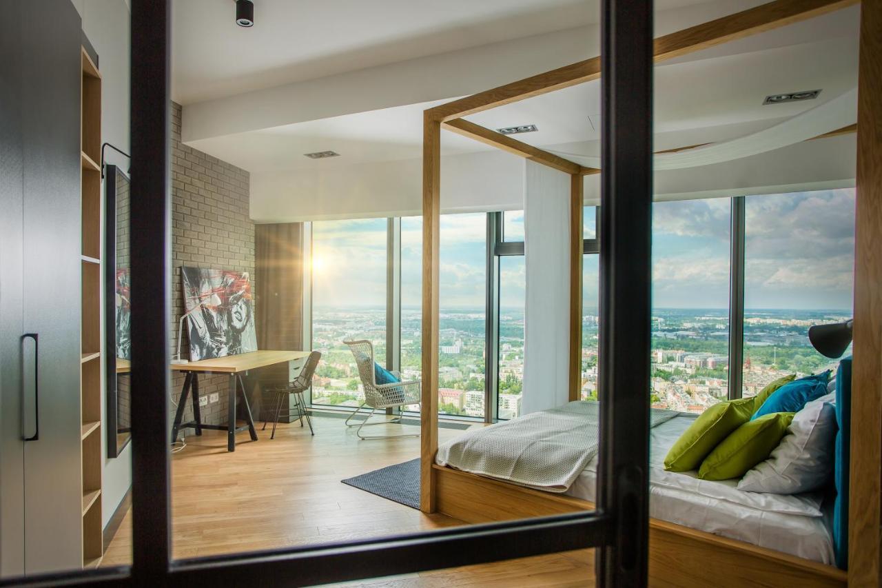 Apartamenty Sky Tower Вроцлав Экстерьер фото