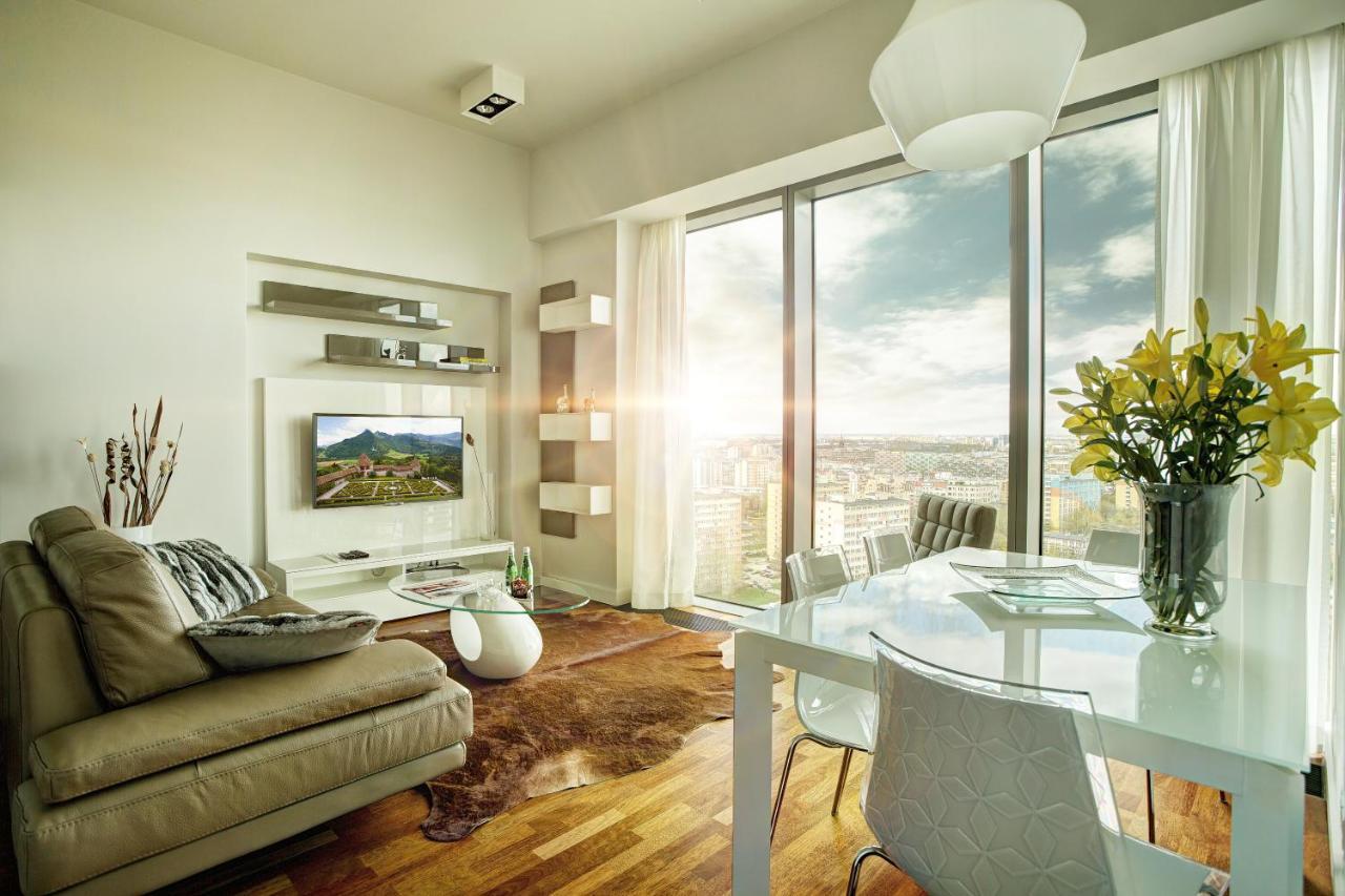 Apartamenty Sky Tower Вроцлав Экстерьер фото